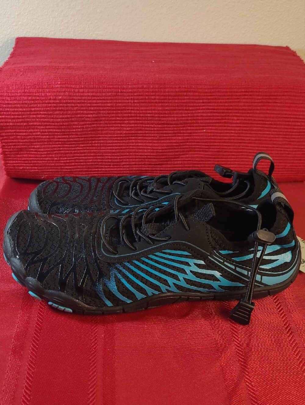 NWT Peak Footwear Lorax Pro Barefoot Shoes Black Teal Size 6 - Picture 6 of 11